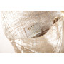 * KLEOPATHRA CUIR Pochette Enveloppe 20x14cm Argent
