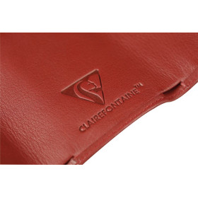 * Ruby CUIR Petit portefeuille 11,5x2x8 cm Rouge