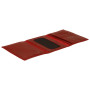 * Ruby CUIR Portepapiers 15x1x10 cm Rouge