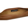 * Lawrence CUIR Trousse SLIM 19,5x2,5x4 cm Camel