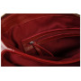 * Ruby CUIR&DAIM Sac DUO 27x19 cm Rouge + rouge brillant