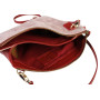 * Ruby CUIR&DAIM Sac DUO 27x19 cm Rouge + rouge brillant