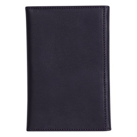 * Lawrence CUIR Portepapiers 15x1x10 cm Aubergine