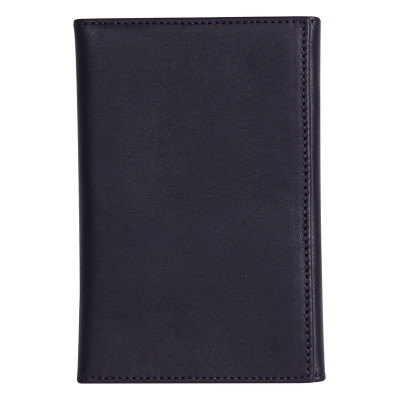 * Lawrence CUIR Portepapiers 15x1x10 cm Aubergine