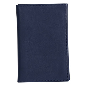 * Lawrence CUIR Portepapiers 15x1x10 cm Bleu