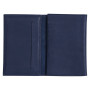 * Lawrence CUIR Portepapiers 15x1x10 cm Bleu