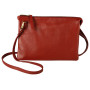 * Ruby CUIR&DAIM Sac DUO 27x19 cm Rouge + rouge brillant