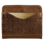* LawrenceCUIR Portemonnaie 11,5x2x9,5 cm Camel+bronze
