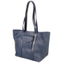 * Lawrence CUIR Sac 25x14x24 cm Bleu