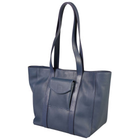 * Lawrence CUIR Sac 25x14x24 cm Bleu
