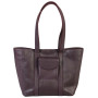 * Lawrence CUIR Sac 25x14x24 cm Aubergine