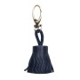 * Lawrence CUIR Porteclés 4x2,5 cm Bleu