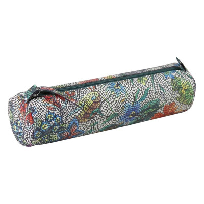* Céleste CUIR Trousse Ø5,5x22 cm Multicolores