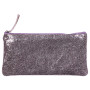 * Céleste CUIR Trousse plate 22x11 cm Rose