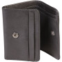 * CUIR Portefeuille 11,5x2x8 cm Noir
