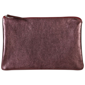 * CUIRISÉ Pochette plate Universelle 26x19 cm Cerise