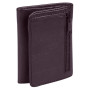 * Lawrence CUIR Portefeuille 11,5x2x8 cm Aubergine