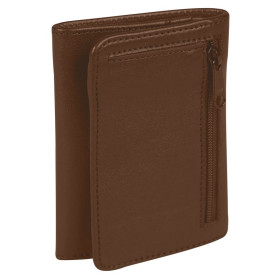 * Lawrence CUIR  Portefeuille 11,5x2x8 cm Camel