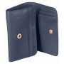 * Lawrence CUIR Portefeuille 11,5x2x8 cm Bleu