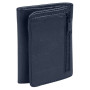 * Lawrence CUIR Portefeuille 11,5x2x8 cm Bleu