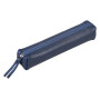 * CUIR TEINTÉ Trousse SLIM 19,5x2,5x4 cm Bleu foncé