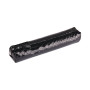 * CUIR Reptile Design Trousse SLIM 4x2,5x19,5 cm Python noir