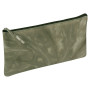 * CUIR Tie & Dye Trousse Plate 22x11 cm Vert automnale