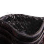 * CUIR Reptile Design Portecartes CB 7,5x10,5 cm Python noir