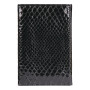 * CUIR Reptile Design Portepapiers 15x1x10 cm Python noir