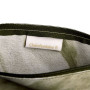 * CUIR Tie & Dye Trousse Plate 22x11 cm Vert automnale