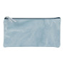* CUIR Tie & Dye Trousse Plate 22x11 cm Bleu ciel