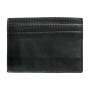 * CUIR NOIR Portecartes CB 7,5x10,5 cm