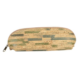 * LIÈGE Petite trousse ovale certifiée VEGAN 16x5x6 cm Végétal
