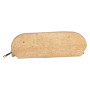 * LIÈGE Petite trousse ovale certifiée VEGAN 16x5x6 cm Naturel