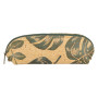 * LIÈGE Petite trousse ovale certifiée VEGAN 16x5x6 cm Palmier