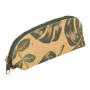* LIÈGE Petite trousse ovale certifiée VEGAN 16x5x6 cm Palmier