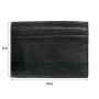 * CUIR NOIR Portecartes CB 7,5x10,5 cm