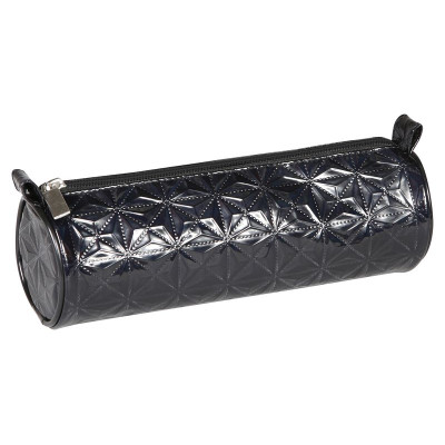 * Fantaisie Holograhique Trousse Ronde Ø7x22 cm Noir