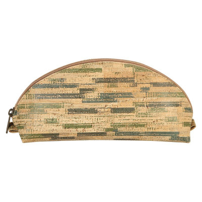 * LIÈGE Grande trousse ovale certifiée VEGAN 21x7,5x10,5 cm Végétal