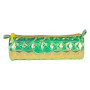 * Fantaisie Holograhique Trousse Ronde Ø7x22 cm Vert