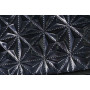 * Fantaisie Holograhique Trousse Ronde Ø7x22 cm Noir