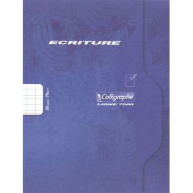7000, Cahier piqué 17x22 32p DL3mmIV 70g