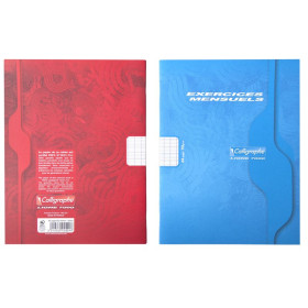7000, Cahier d'exercices mensuels 17x22 64p séyès 70g