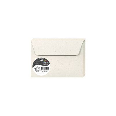 Paquet de 20 enveloppes Pollen C6 114x162, Natura 100% recyclé 120g