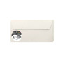Paquet de 20 enveloppes Pollen DL 110x220, Natura 100% recyclé 120g
