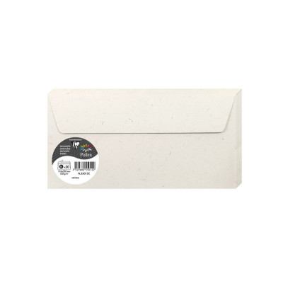 Paquet de 20 enveloppes Pollen DL 110x220, Natura 100% recyclé 120g