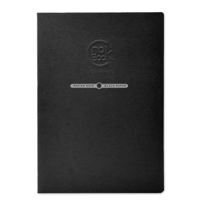 CroK'BooK Piqure 20 feuilles A4 pap noir 120g