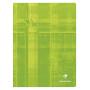 Cahier piqué 24x32cm 96p Q.5x5 + Marge