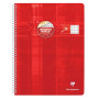 Cahier reliure intégrale déficients visuels 24x32cm 100p séyès noir 2,5mm 10/10