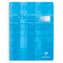 Cahier reliure intégrale déficients visuels 24x32cm 100p séyès noir 2,5mm 10/10